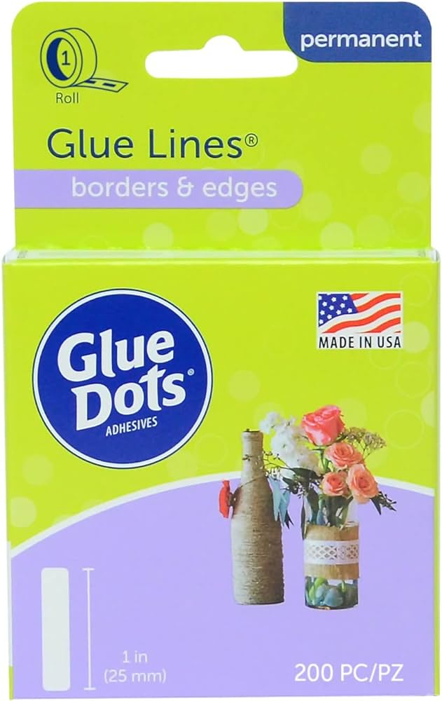 Glue Dots bordes y esquinas 1” 200 ud