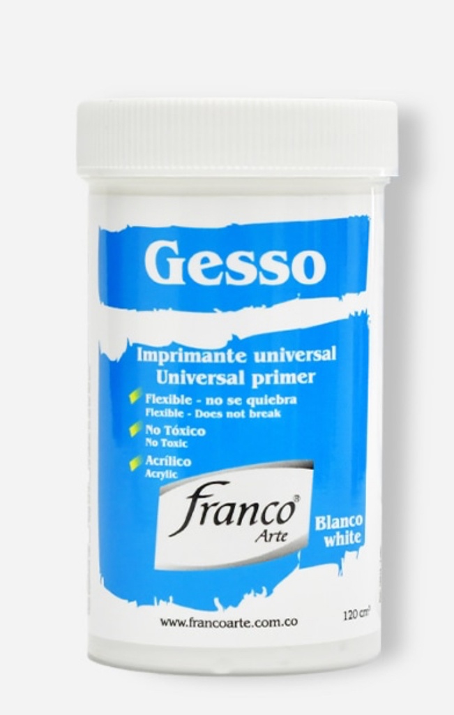 Gesso plástico blanco Franco 120ml