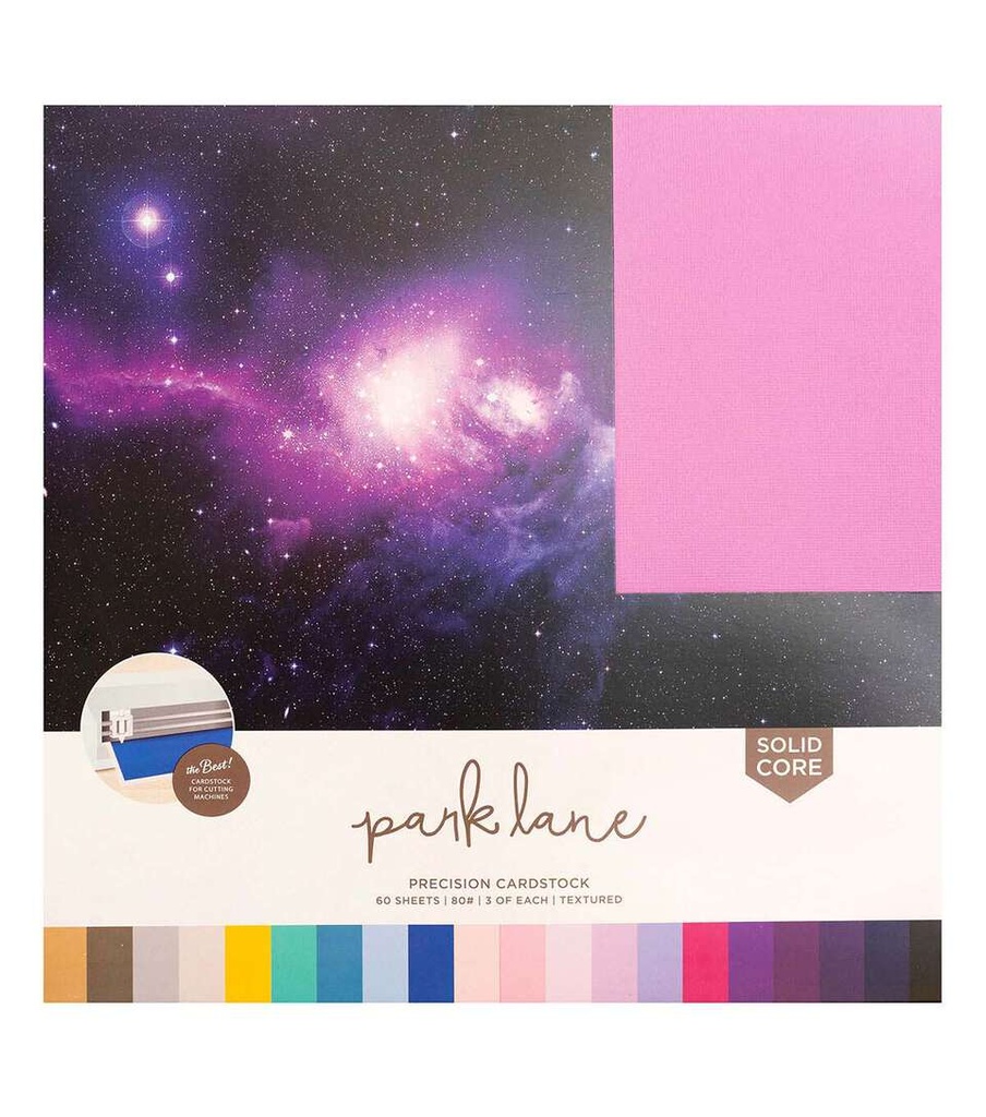 Park lane cardstock  12 X 12 de 80lb (60 hojas) celestial