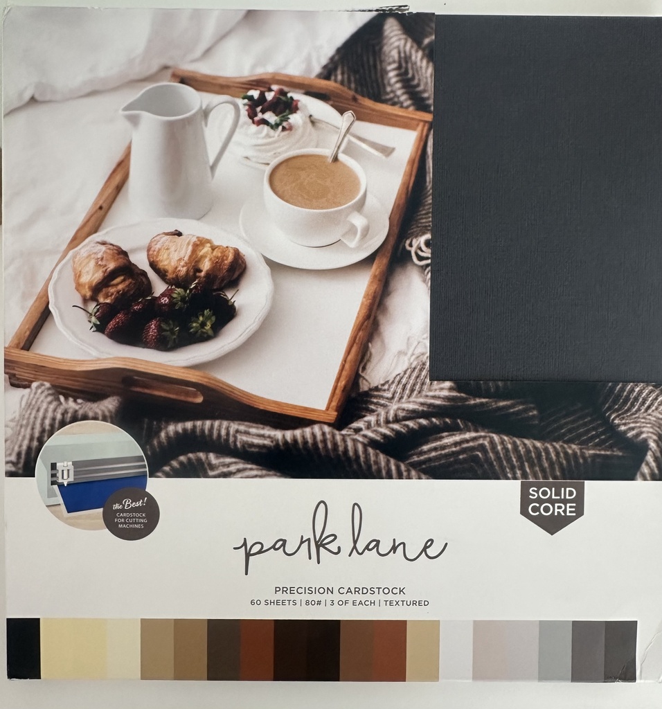 Park lane cardstock  12 X 12 de 80lb (60 hojas) neutrales