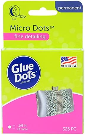 Glue Dots detalles delicados 1/8” 325 ud