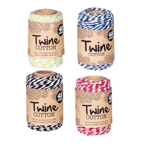 Twine cotton bobina de cordel de 45 m